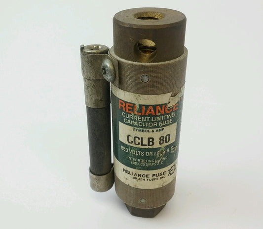 Reliance Current Limiting Capacitor Fuse 80 Amp CCLB-80