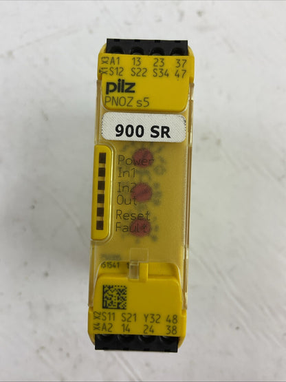 PILZ PNOZ S5 24VDC 2N/O N/O T SAFETY RELAY