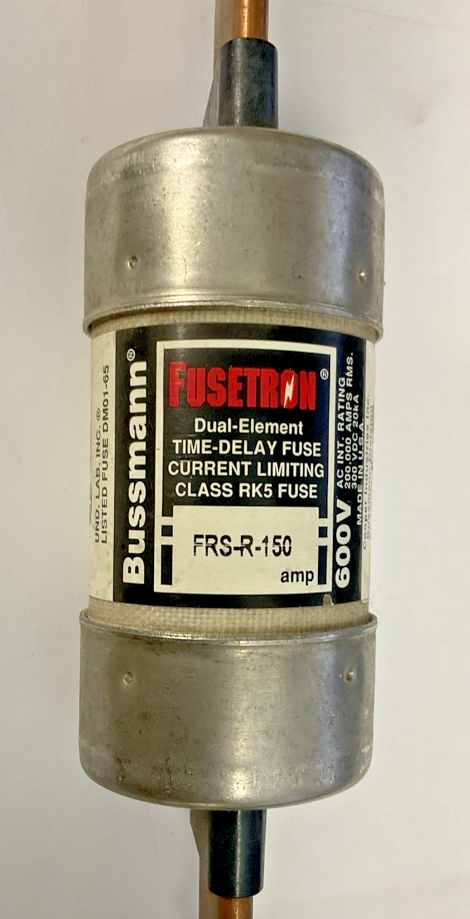COOPER BUSSMANN FRS-R-150 FUSETRON FUSE 600VAC 300VDC 150A