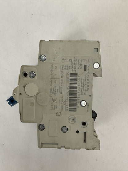 ALLEN BRADLEY 1492-SPM3C160 SER D CIRCUIT BREAKER 3POLE 16AMP 480Y/277VAC