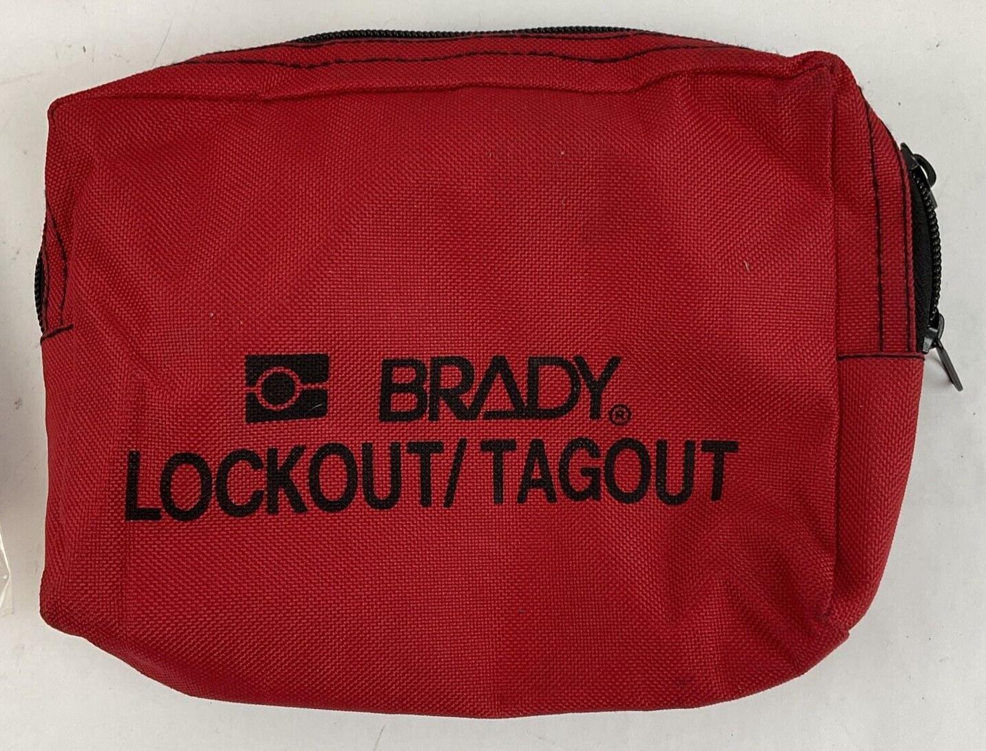 BRADY LOCK OUT TAG OUT KIT  PICTURES SHOW INCLUDED ITEMS. SEE DESC. FOR PART#'S