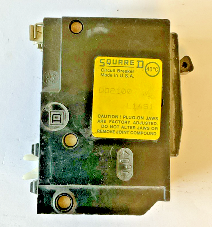 SQUARE D QO2100 CIRCUIT BREAKER 100A 120/240VAC 50/60HZ***LOTOF2***