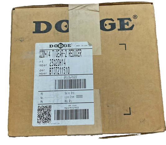 DODGE 23Q20H14 TIGEAR 2 GEAR REDUCER