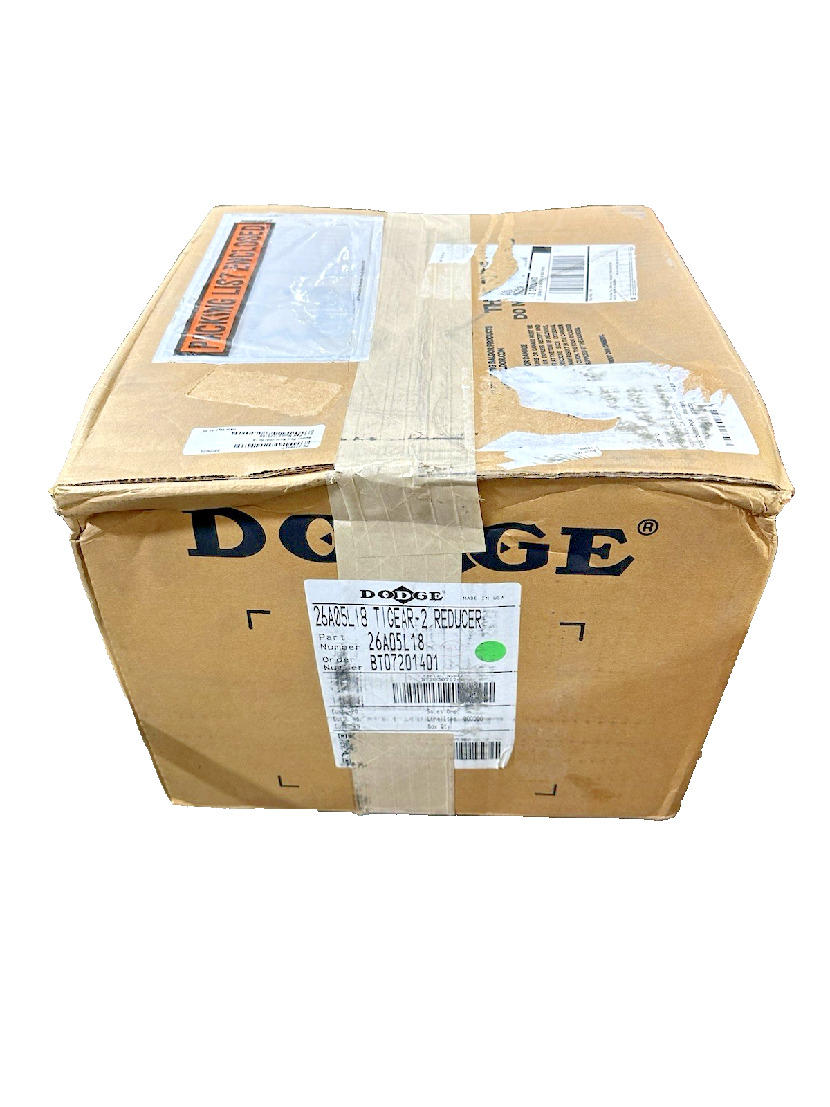 DODGE 26A05L18 TIGEAR-2 GEAR REDUCER 5:1 RATIO