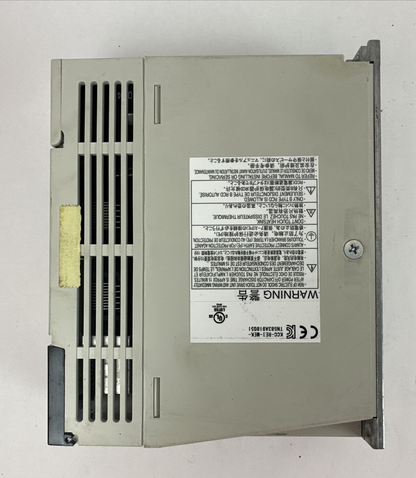MITSUBISHI MDS-B-SVJ2-01 SERVO DRIVE UNIT OUTPUT 1.2A 3PH 170V INPUT 200-230V
