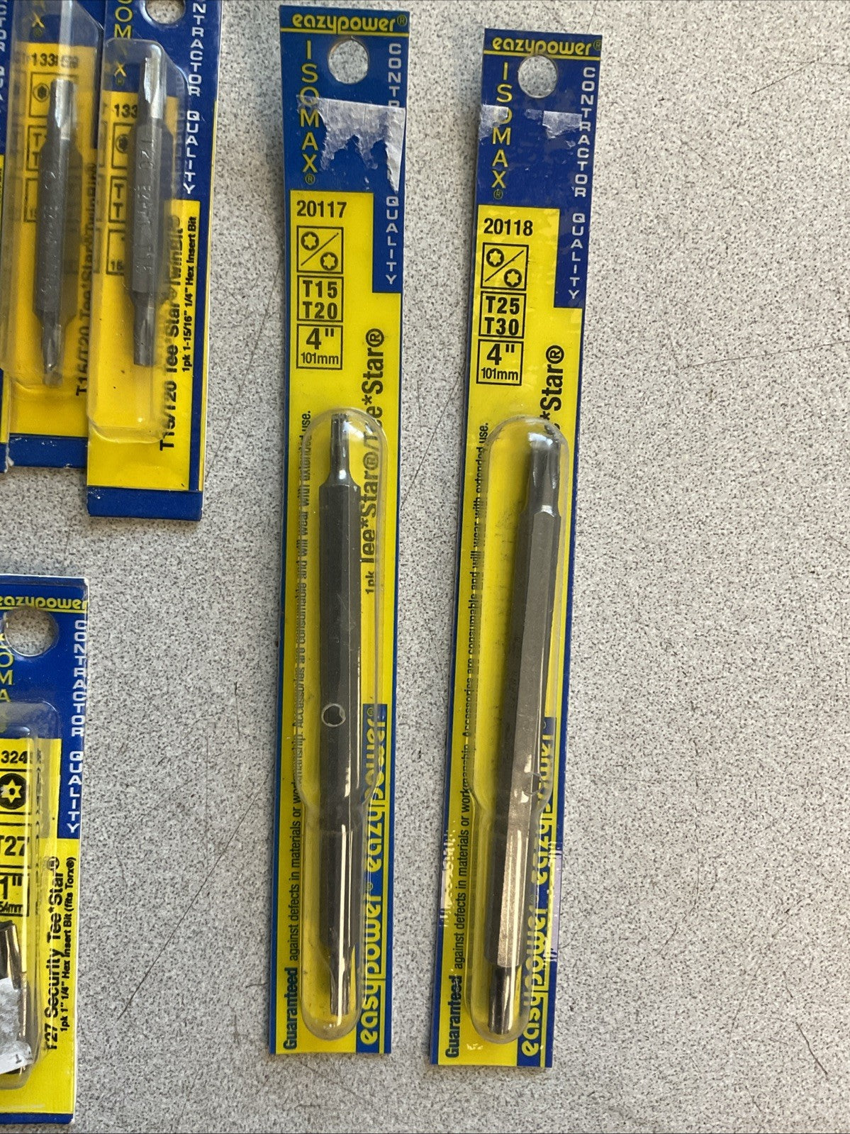 EAZYPOWER ISOMAX CONTRACTOR QUALITY TEE STAR BIT LOT