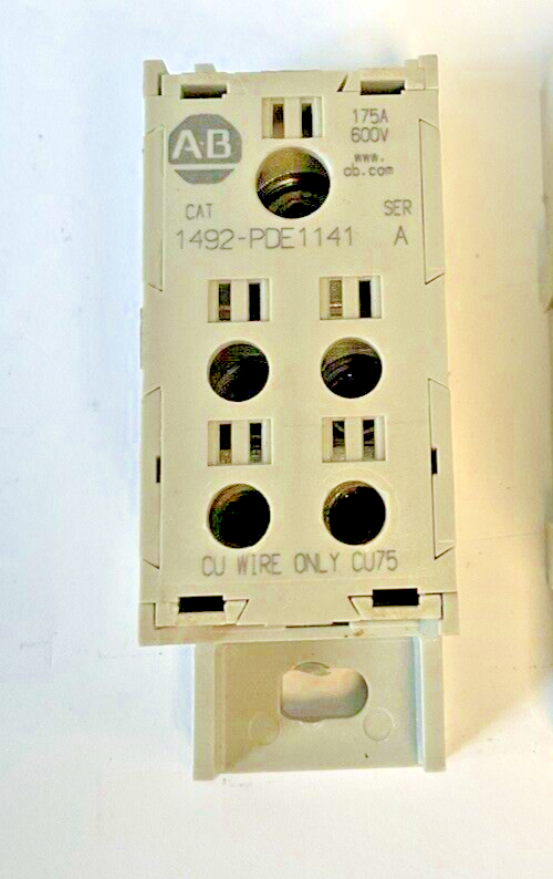 ALLEN BRADLEY 1492-PDE1141 SER.A DISTRIBUTION BLOCK 175A 600V ***LOTOF2***