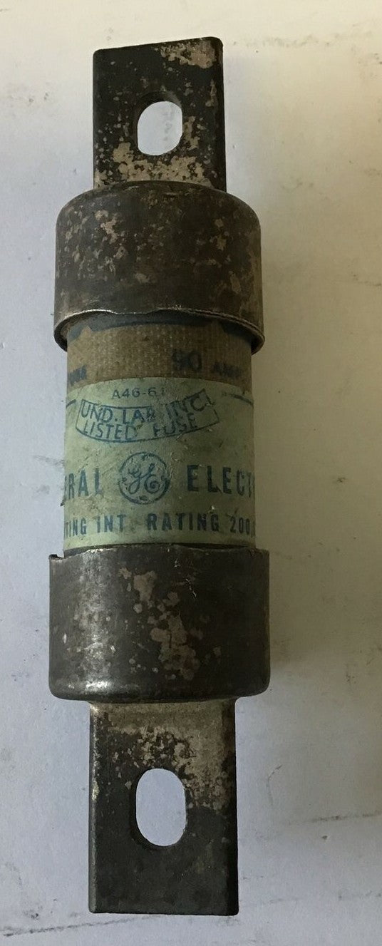 GENERAL ELECTRIC GF8B90 CURRENT LIMITNG FUSE 600VAC 90A  CLASS J***LOTOF4***