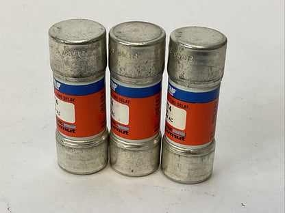 FERRAZ SHAWMUT AJT4 AMP-TRAP 2000 4A 600VAC DUAL ELEMENT TIME DELAY (LOT OF 3)