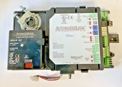 AUTOMATED LOGIC U341V+ CONTROLLER 24VAC 50-60HZ 10VA 0.42A LM24-M ALC