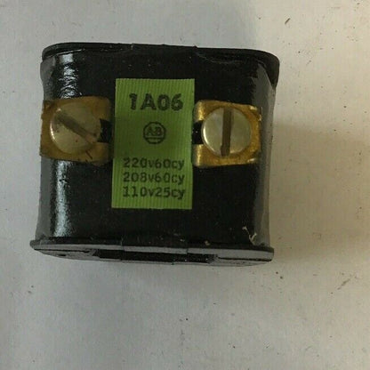 ALLEN BRADLEY 1A06 COIL 220V.60HZ/208V.60HZ/110V.25HZ