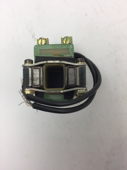 GE CR9500A100A100A SOLENOID 415V 50HZ PULL TYPE END MTG * NO PLUNGER *