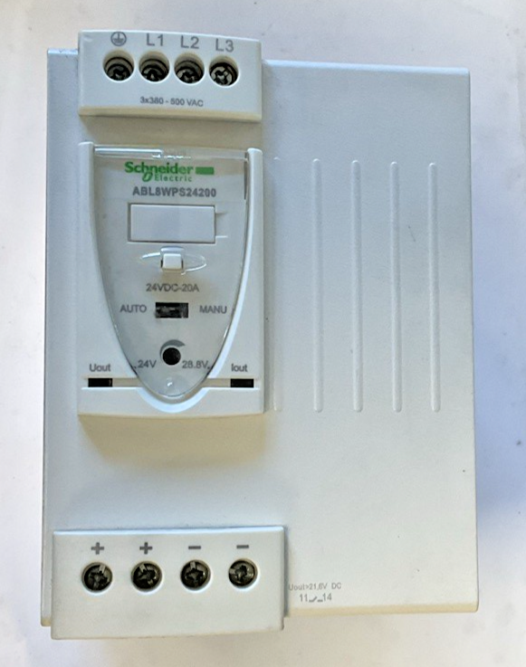 SCHNEIDER ELECTRIC ABL8 WPS24200 POWER SUPPLY PHASEO 500VAC 50/60HZ 1.2A