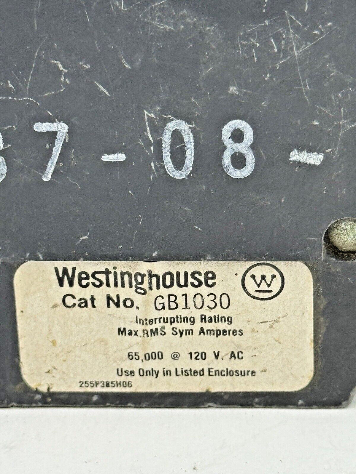 WESTINGHOUSE / CUTLER-HAMMER GB1030 - CIRCUIT BREAKER - 1 POLE/120VAC/30A