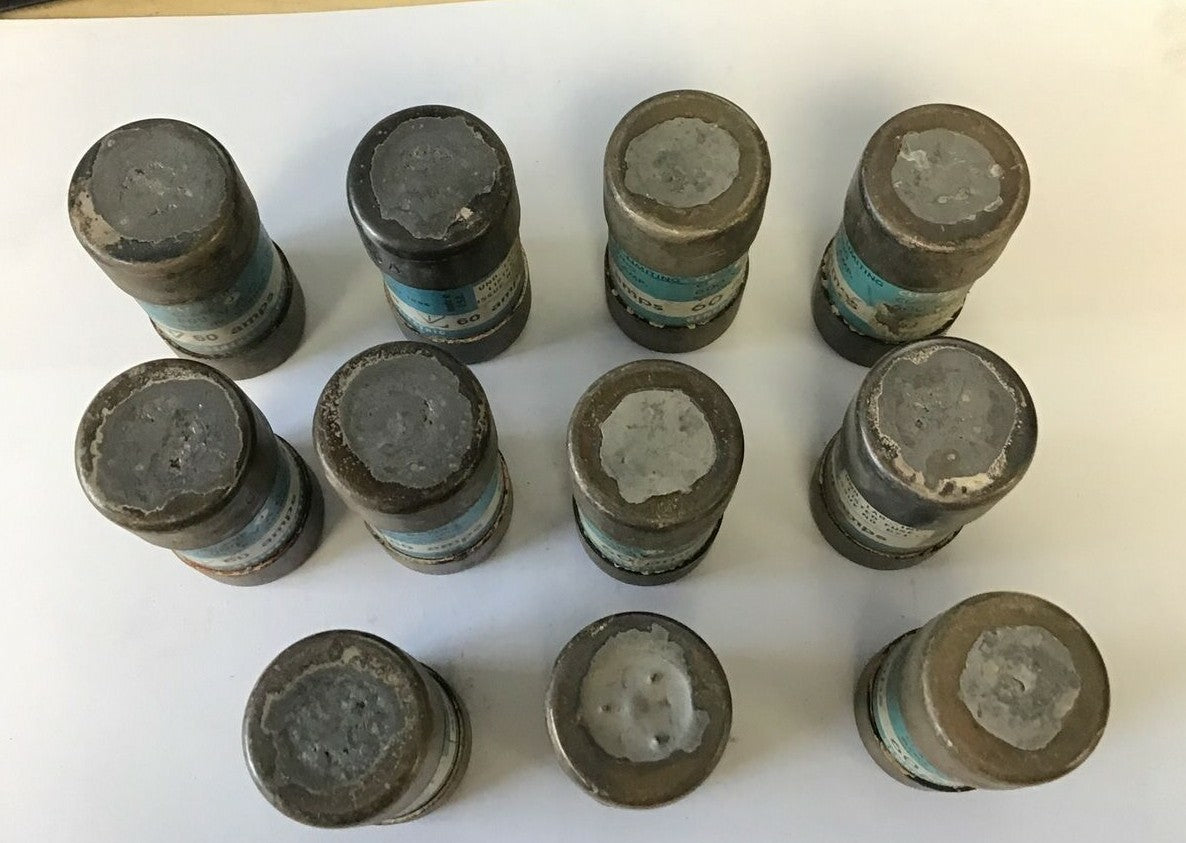 GENERAL ELECTRIC GF8B60 CURRENT LIMITING FUSE 600VAC 60A CLASS J ***LOTOF11**