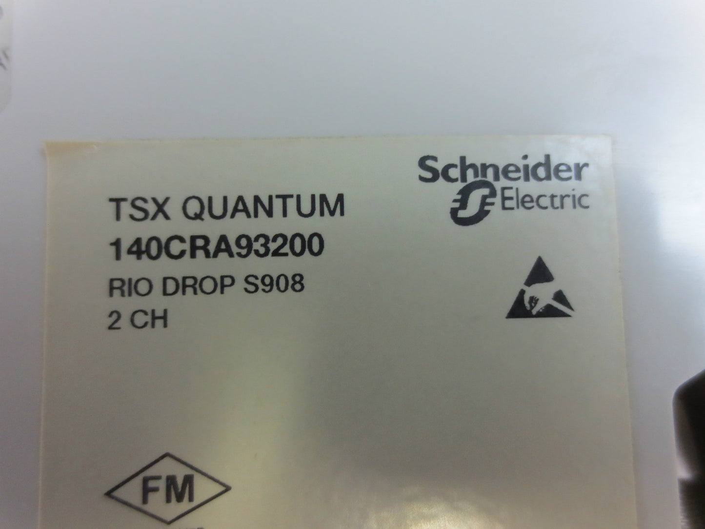 MODICON SCHNEIDER AUTOMATION 140 CRA 932 00 REMOTE I/O DROP MODULE 2 CH