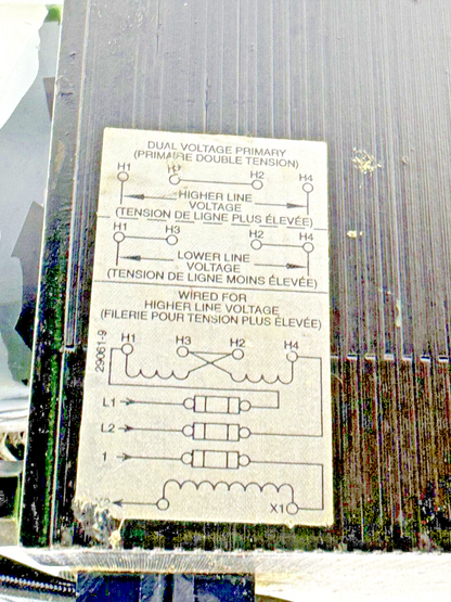 ALLEN-BRADLEY - 1497-M-BASX-O-N - INDUSTRIAL CONTROL TRANSFORMER 240-480V 2.0KVA