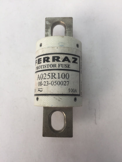 FERRAZ A025R100 PROTISTOR FUSE 250VAC 100AMP