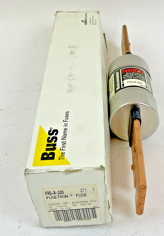 BUSS FRS-R-200 TIME DELAY FUSE 200A 600V 300VDC 20KA RK5