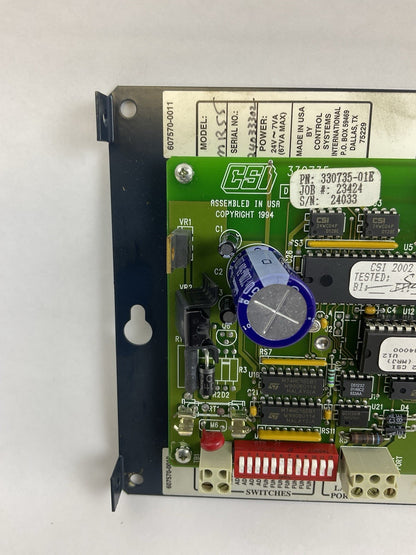 CSI MR55 MICRO REGULATOR CONTROL BOARD 330735-01E
