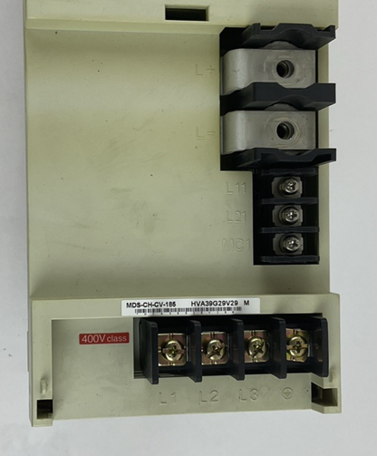 MITSUBISHI MDS-CH-CV-185 POWER SUPPLY UNIT 18.5KW 648V H/W VER.M 50/60HZ 35A