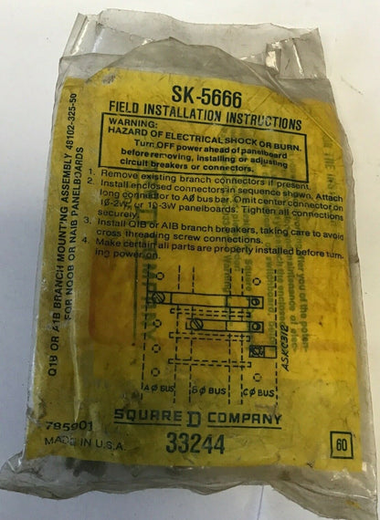 SQUARE D SK-5666 POLE MOUNTING HARDWARE KIT ****LOTOF3****
