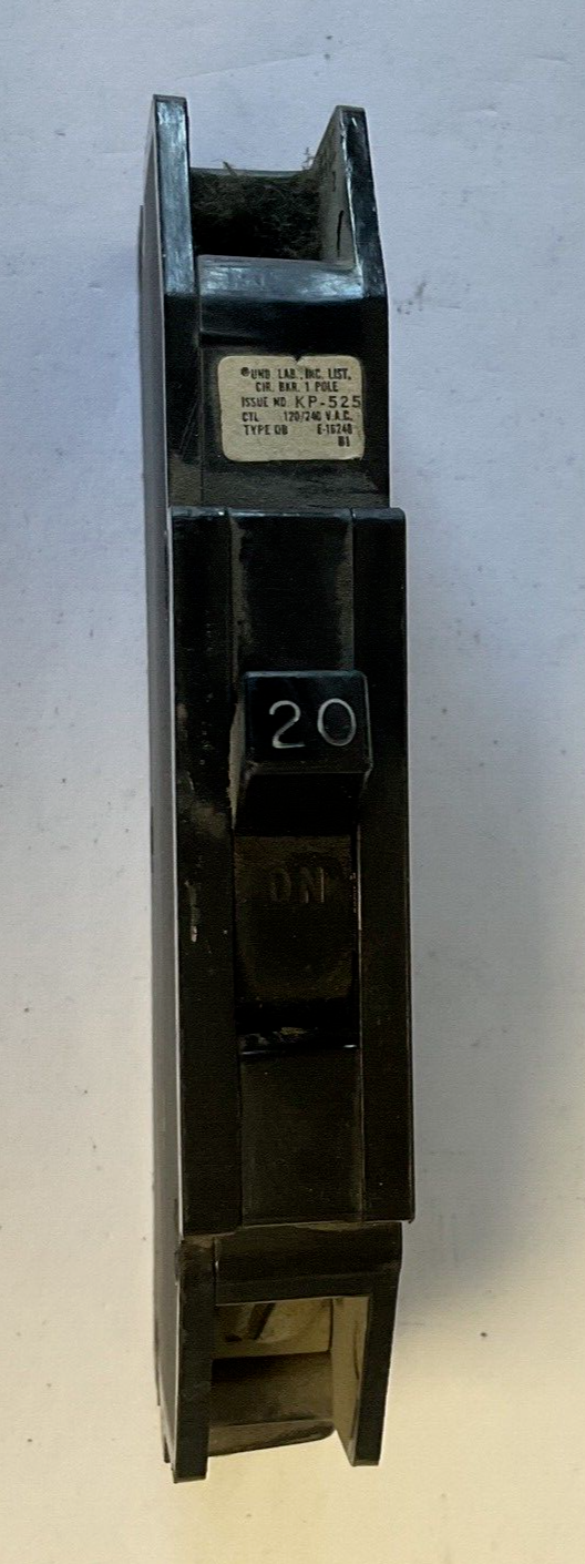 ZINSCO/SYLVANIA QB120 CIRCUIT BREAKER 20A ****LOTOF7****