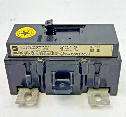SQUARE D - QOM2150VH - MAIN CIRCUIT BREAKER - 2 POLE/ 150 A/ 240 VAC