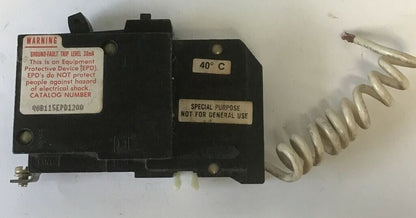 SQUARE D QOB115EPD1200 CIRCUIT BREAKER 15AMP 120VAC