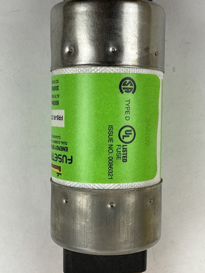 COOPER BUSSMANN FUSETRON FRS-R-175 TIME DELAY DUAL-ELEMENT FUSE 175A 600V
