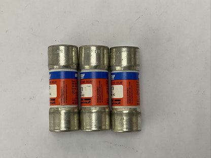 FERRAZ SHAWMUT AJT3 AMP-TRAP 2000 3A 600VAC DUAL ELEMENT TIME DELAY (LOT OF 3)