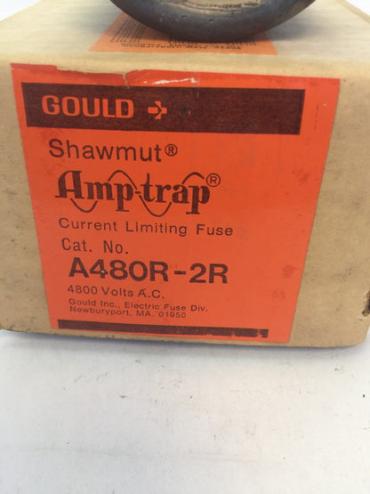 GOULD SHAWMUT A480R-2R AMP-TRAP CURRENT LIMITING FUSE 4800VAC