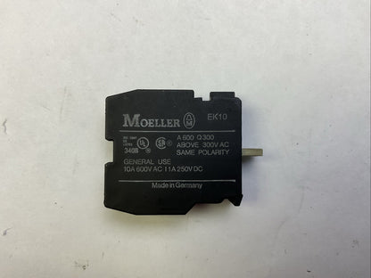 MOELLER EK10 CONTACT BLOCK (LOT OF 4)