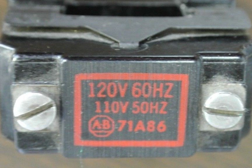 ALLEN-BRADLEY 71A86 COIL - SIZE 1 - 120V, 60Hz / 110V, 50Hz