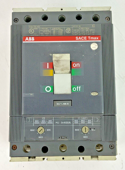 ABB T5S 400 CIRCUIT BREAKER 400A 600V 50/60HZ SACE TMAX