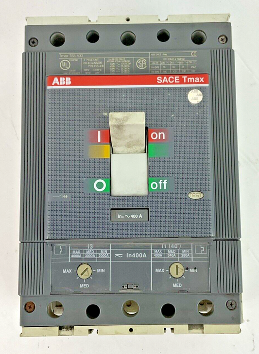 ABB T5S 400 CIRCUIT BREAKER 400A 600V 50/60HZ SACE TMAX