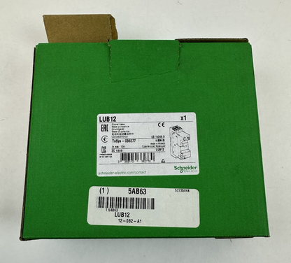 SCHNEIDER ELECTRIC LUB12 POWER BASE TESYS U 12A 3-POLE 600VAC 036277