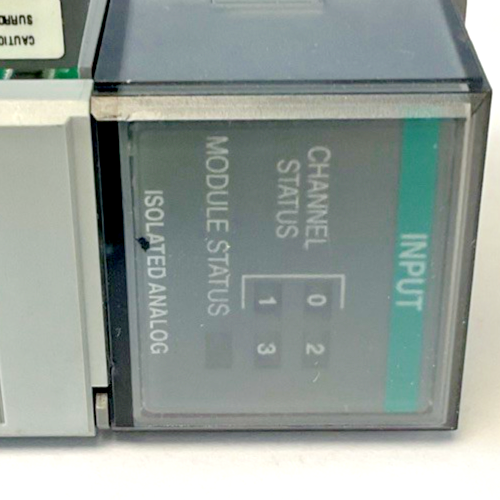 SPECTRUM CONTROL 1746SC-INI4VI 4 CHANNEL INPUT MODULE SER.D REV.1.04 SLC500 PR.A