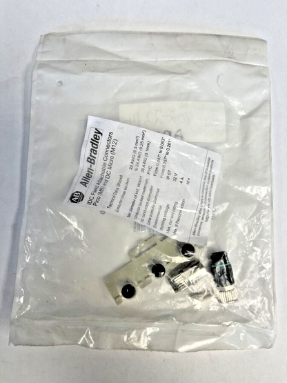 ALLEN BRADLEY - 889P-F3DC-H - SERIES B - FEMALE 3 PIN - FIELD ATTACHABLE