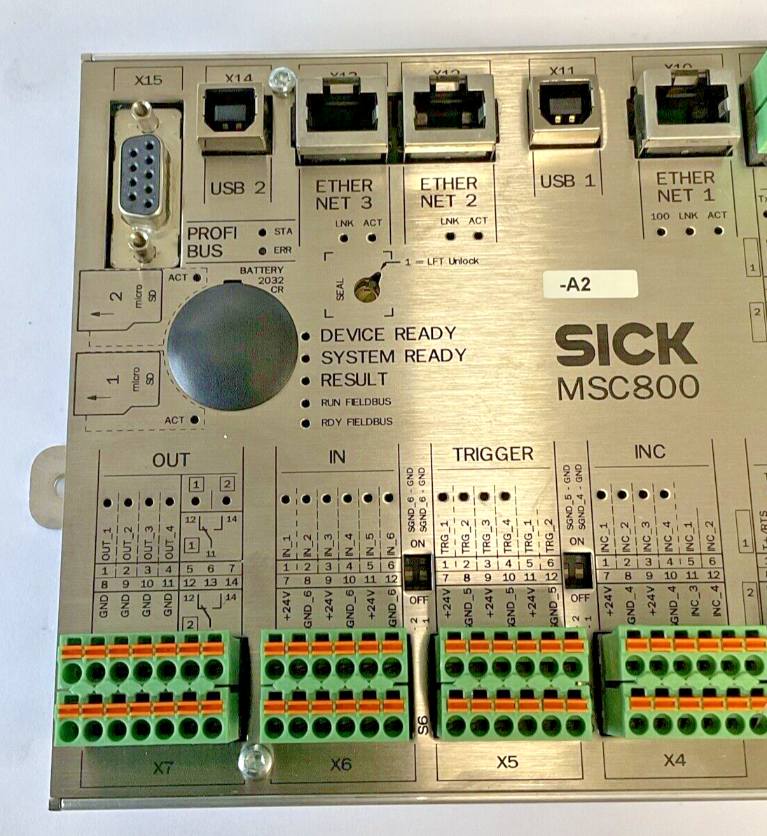 SICK MSC800-0000 MODULAR SYSTEM CONTROLLER 24VDC