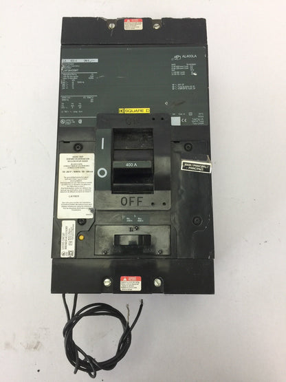 SQUARE D LAP36400MT CIRCUIT BREAKER 400A 250VDC 600VAC LA400A AL400LA LA11021