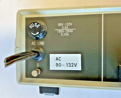 TSURUGA ELECTRIC 356A DIGITAL MEGGER/ INSULATION TESTER 90-120V **CORD WAS CUT**
