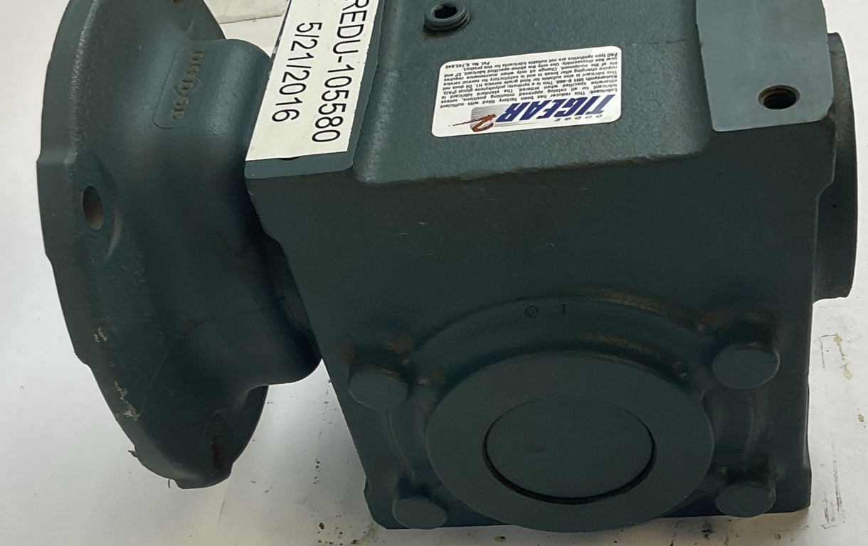 DODGE 20Q10R14 *NO HARDWARE* GEAR REDUCER 10:1 1750RPM 2.25HP *HAS SHELF WEAR*