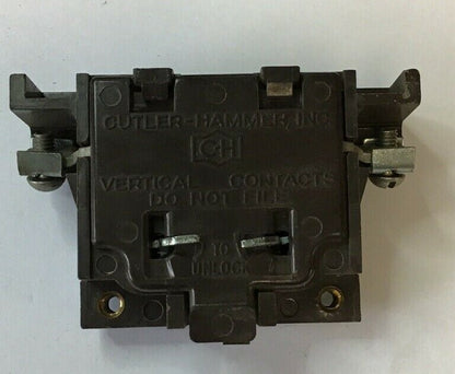 CUTLER HAMMER 10-1319  CONTACT BLOCK