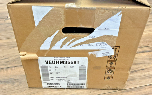 BALDOR VEUHM3558T INDUSTRIAL MOTOR 1755RPM 230/460V 2HP 3PH