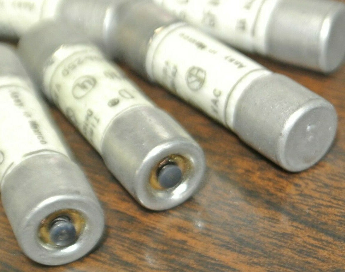 LOT of 8 / GOULD GFN8/10 TIME-DELAY FUSES / 8/10A / 250VAC /