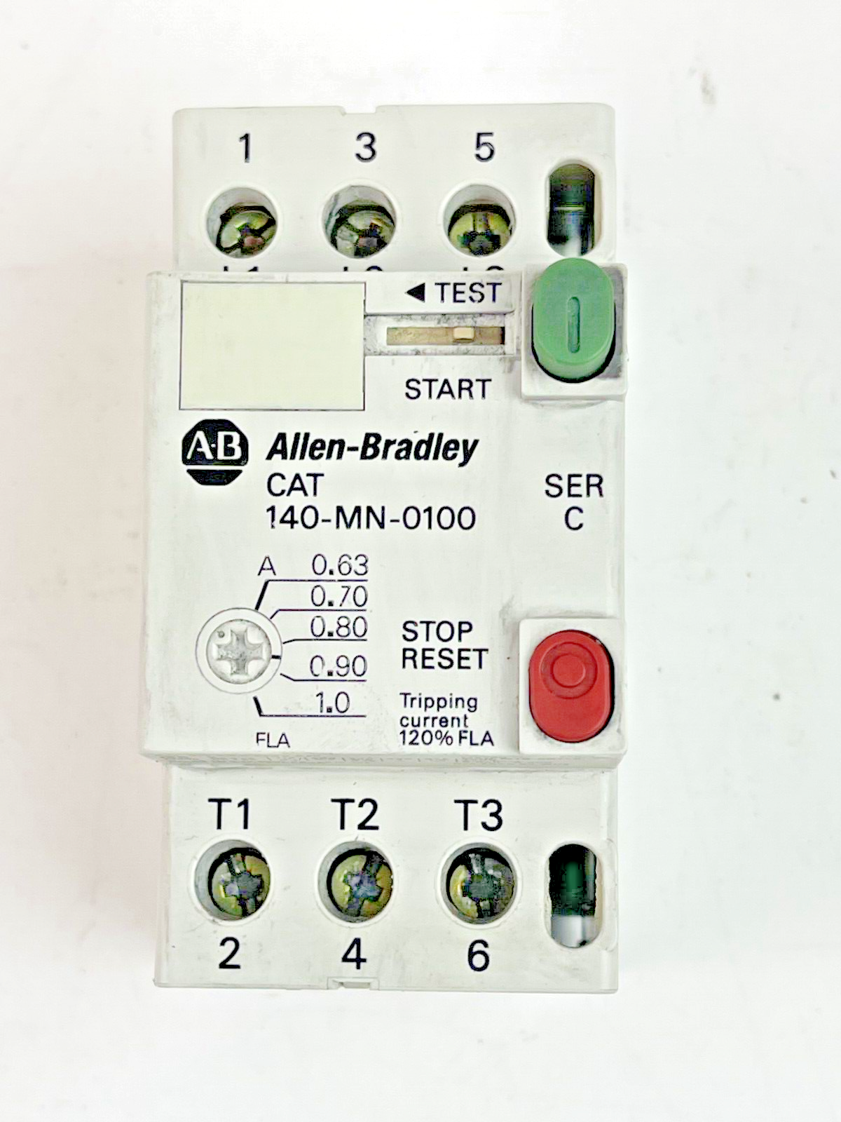 ALLEN BRADLEY *LOT OF 4* 140-MN-0100 SER. C - MANUAL MOTOR STARTERS