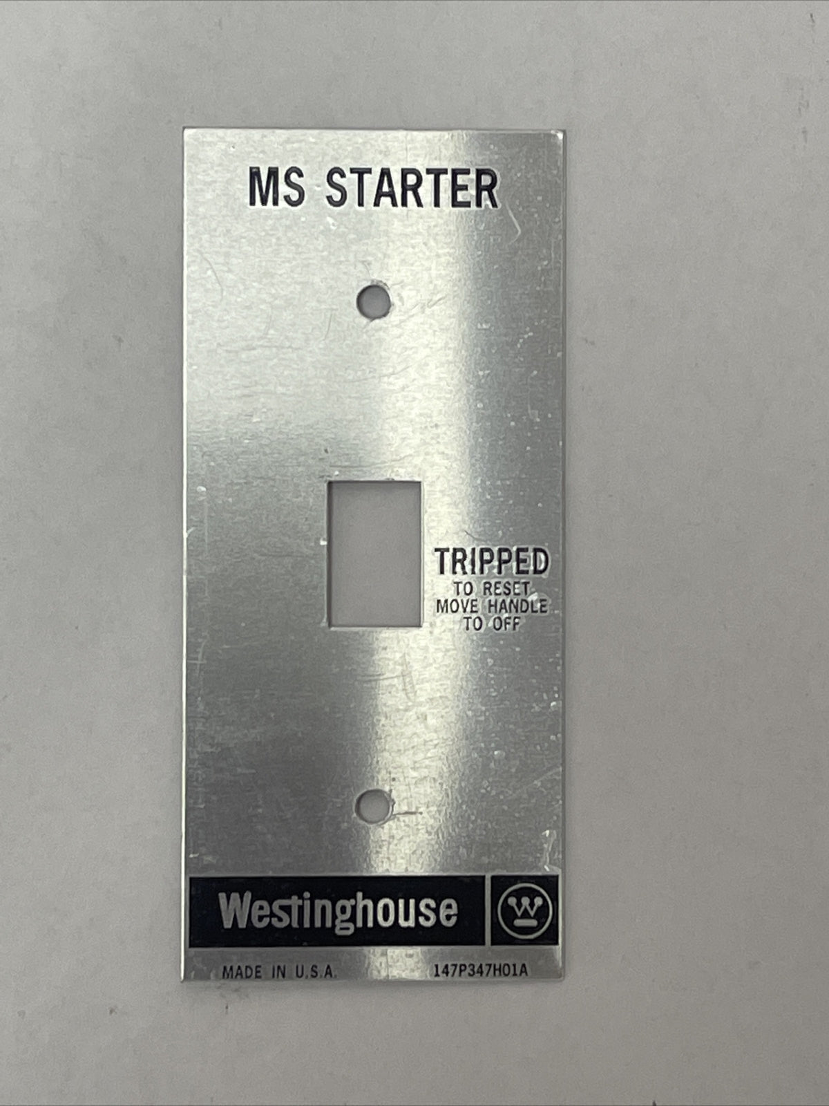 WESTINGHOUSE MST02SN MANUAL STARTER SWITCH 2 POLE NEMA 1 ENCLOSURE 1HP 115-230V