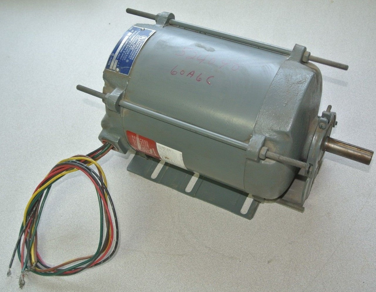 MARATHON UQH 56S1IE70H ELECTRIC MOTOR - 1140 RPM, 115V, 60Hz, 1 PHASE, 1/4HP,
