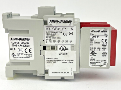 ALLEN BRADLEY 700S-CF620EJC  SER.A GUARDMASTER SAFETY RELAY  24V DC